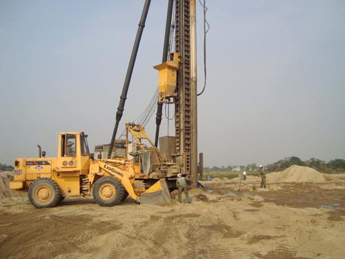 Thi công cọc cát, giếng cát
